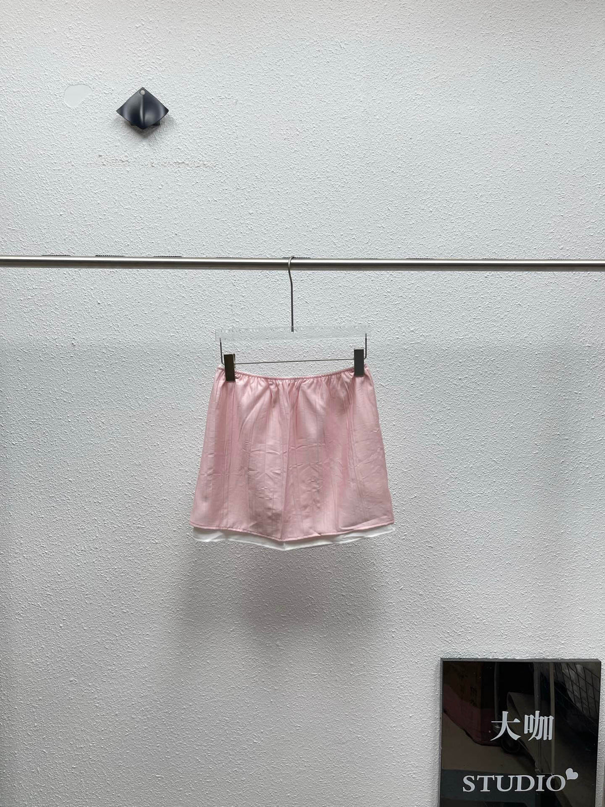 Pink Layered Skirt Set