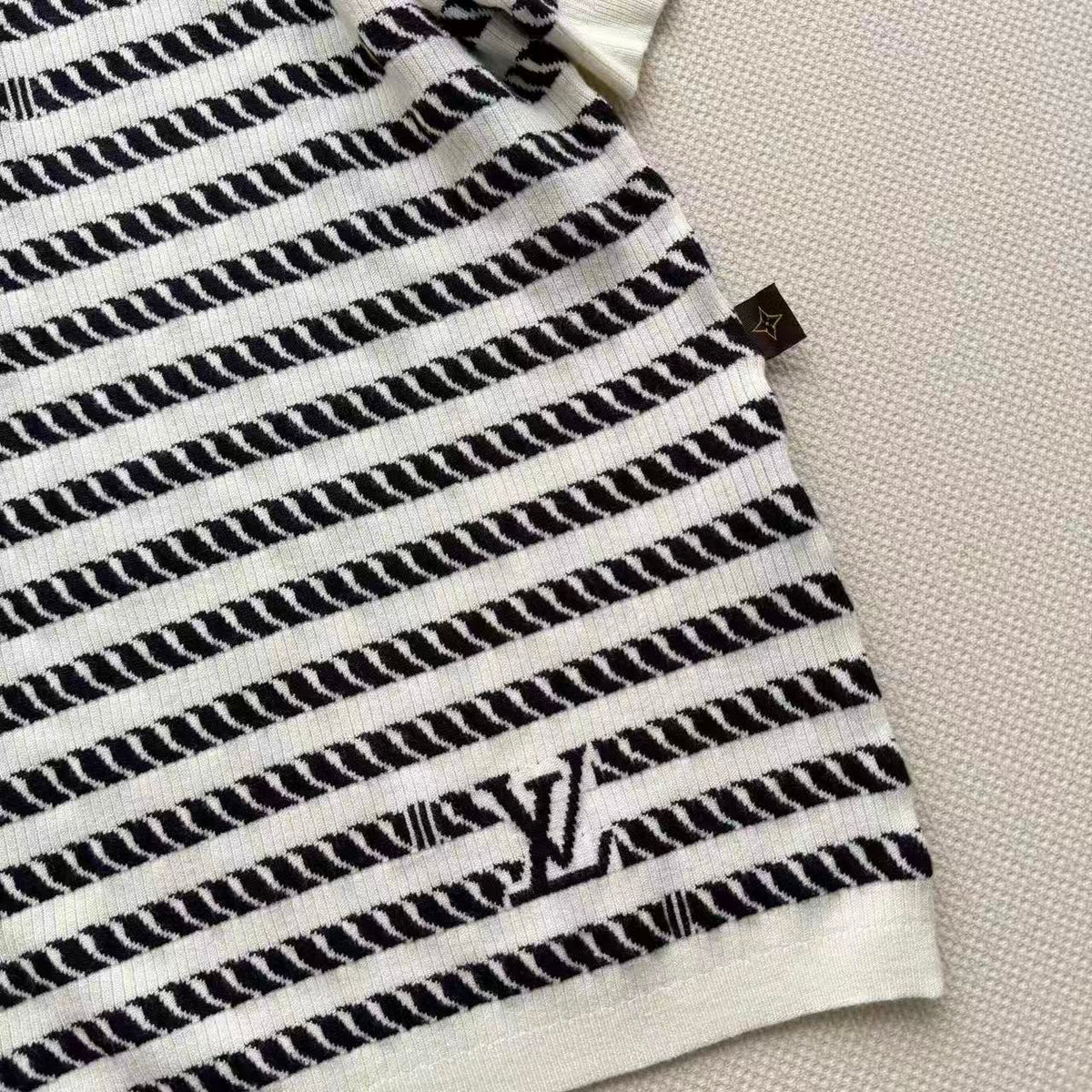 Maritime Series Stripe Knit Tee