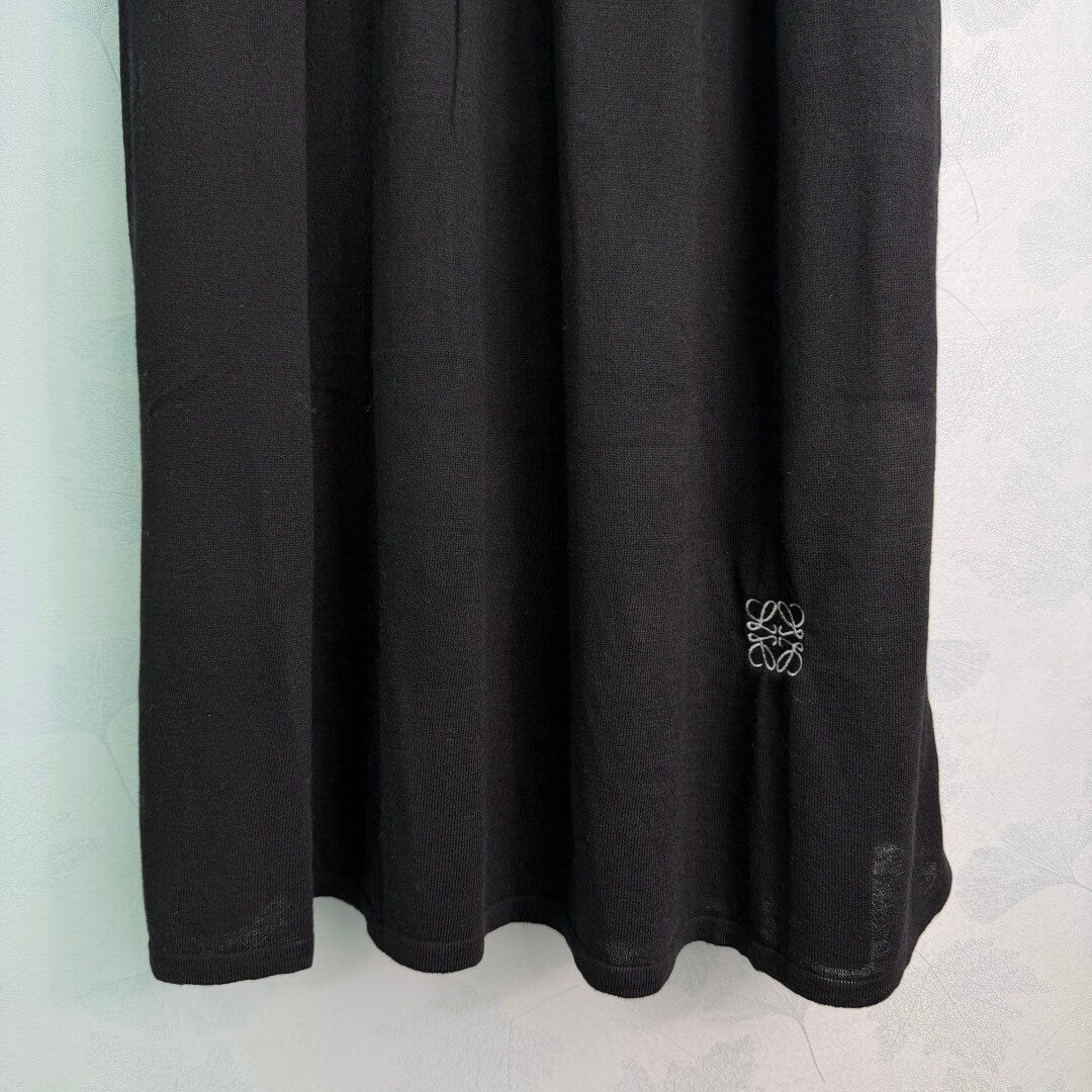 Tie Shawl Knit Two-Piece Set