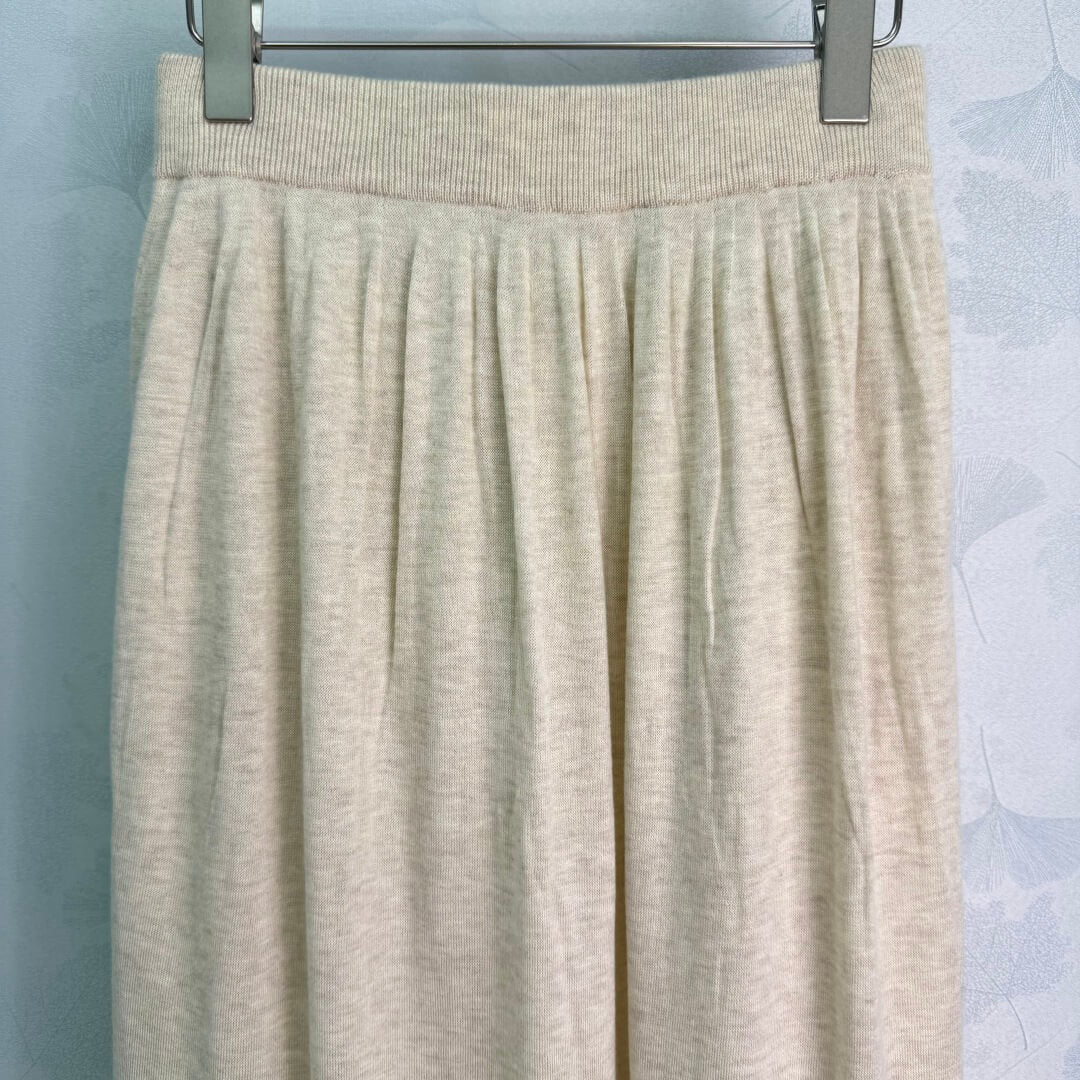 Tie Shawl Knit Two-Piece Set