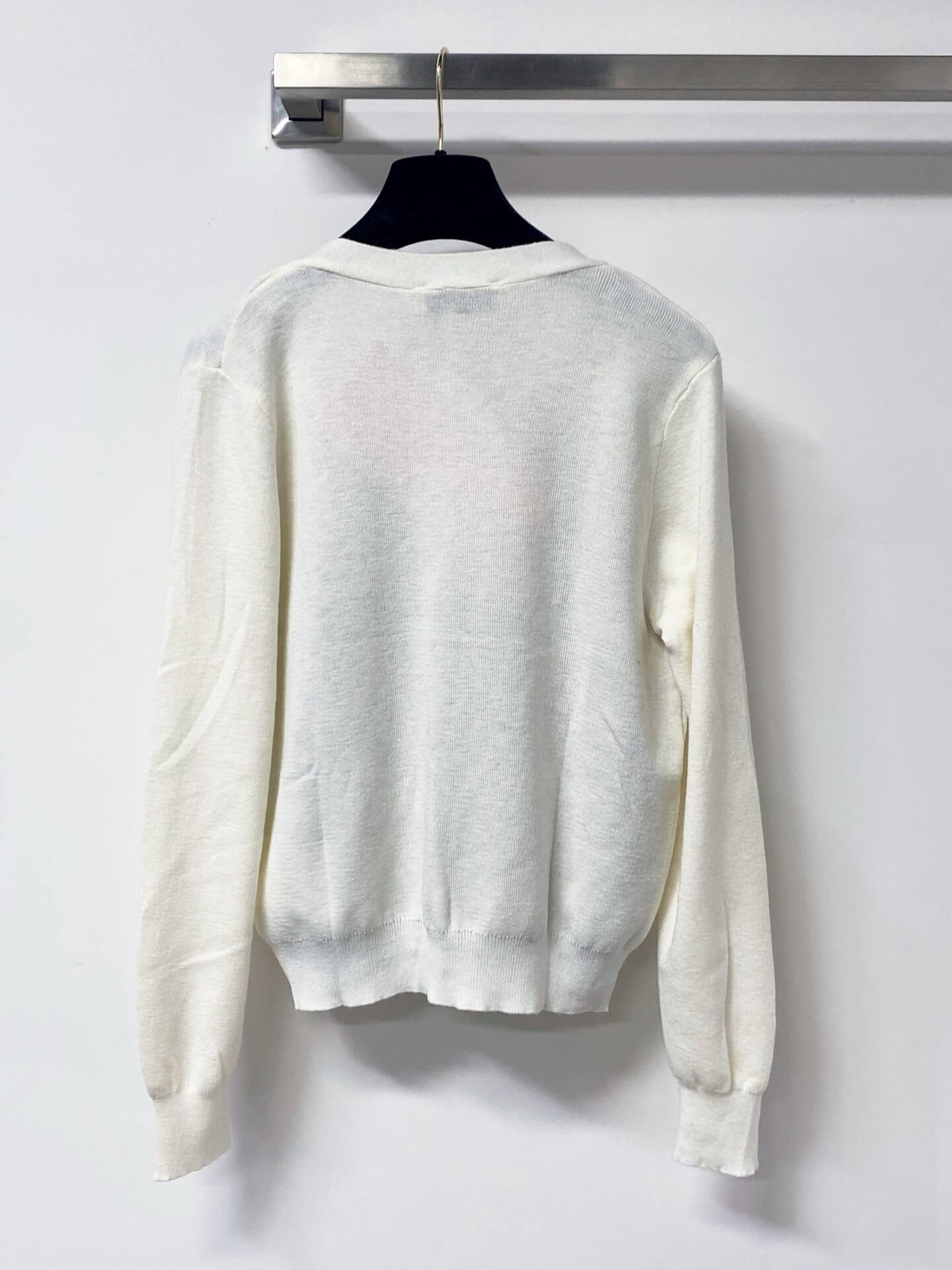 Preppy Fake Two-Piece Cardigan