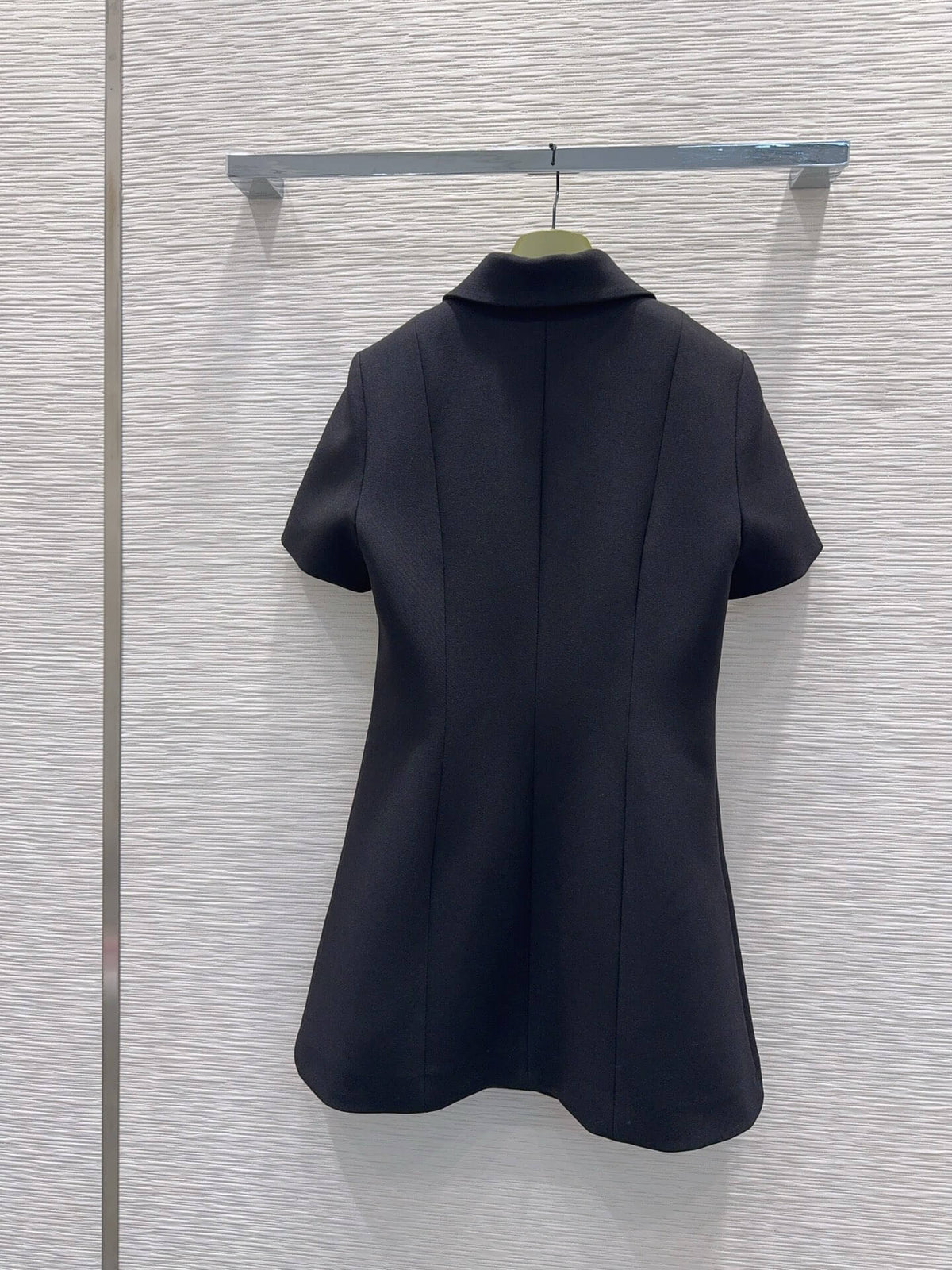 Lapel Slim Wool Dress