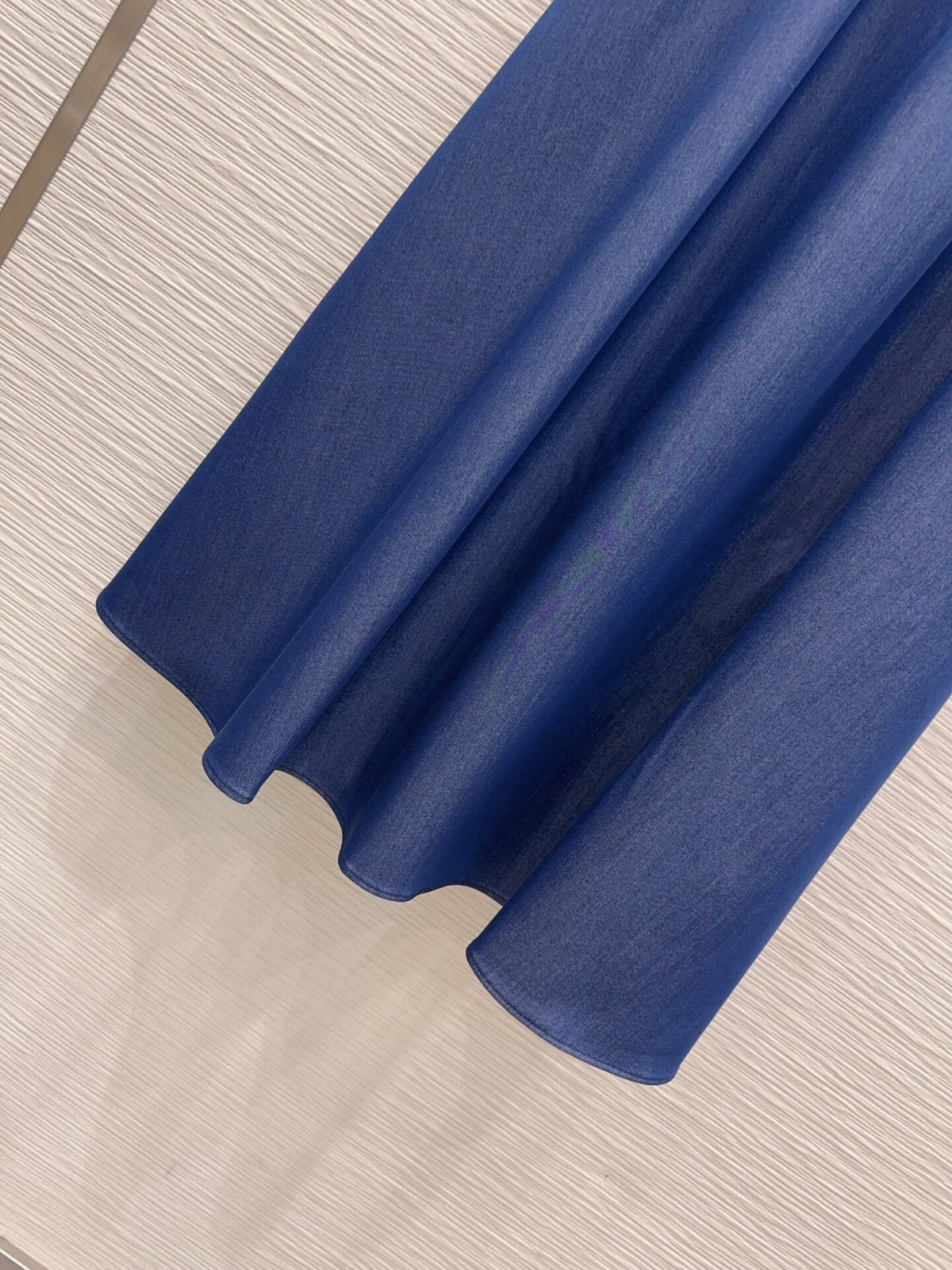Triangle Badge Pleated Bust Tank Midi Dress