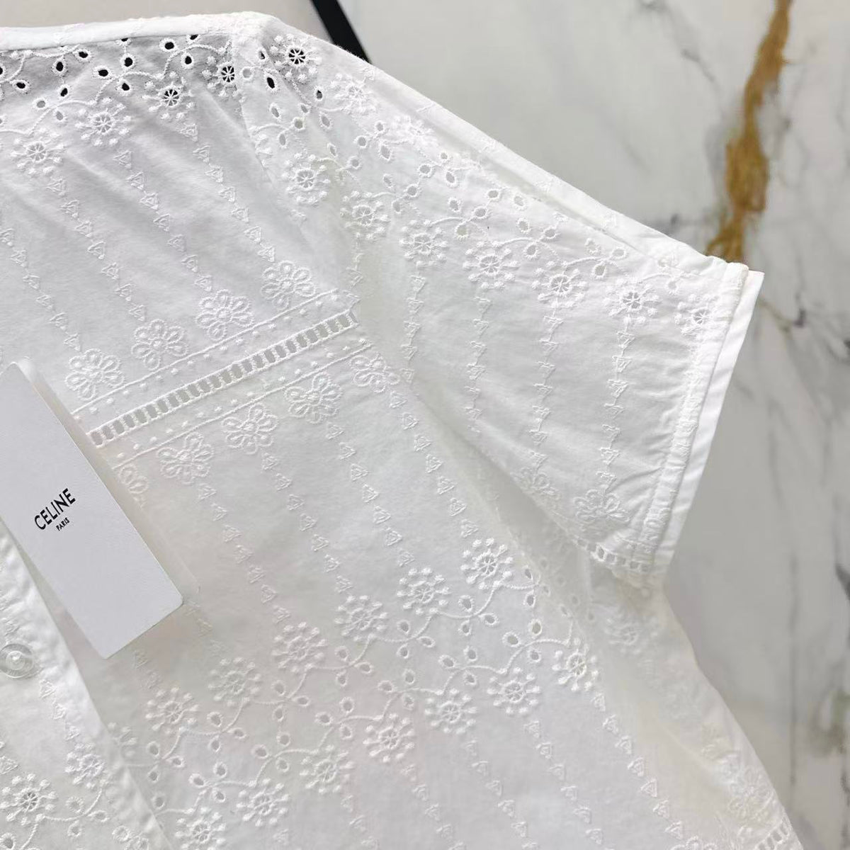 Eyelet Embroidered Shirt