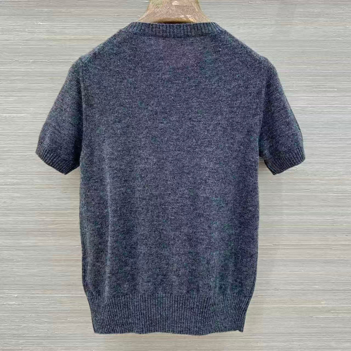 Intricate Beadwork Cashmere Top