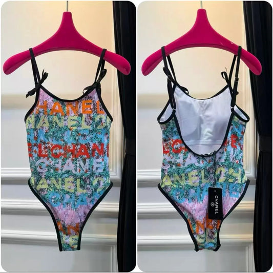 Bow Spaghetti Strap Swimsuit