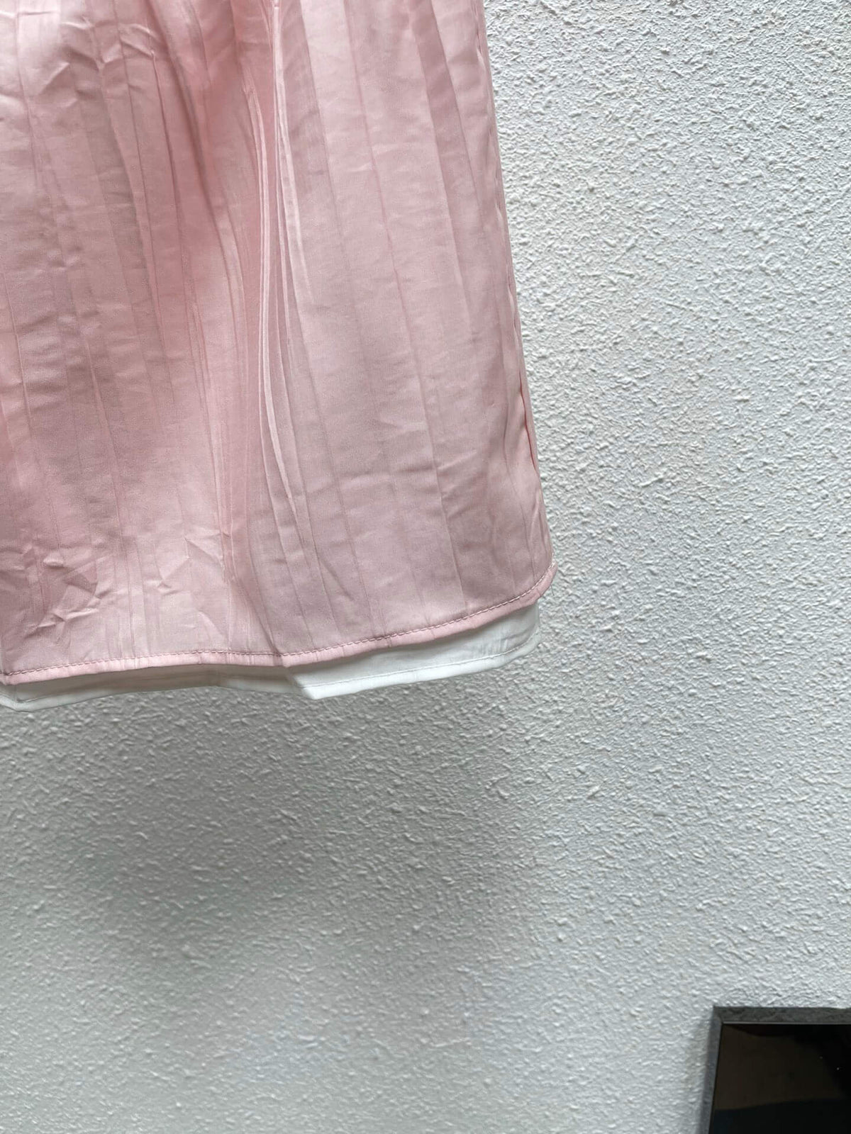 Pink Layered Skirt Set
