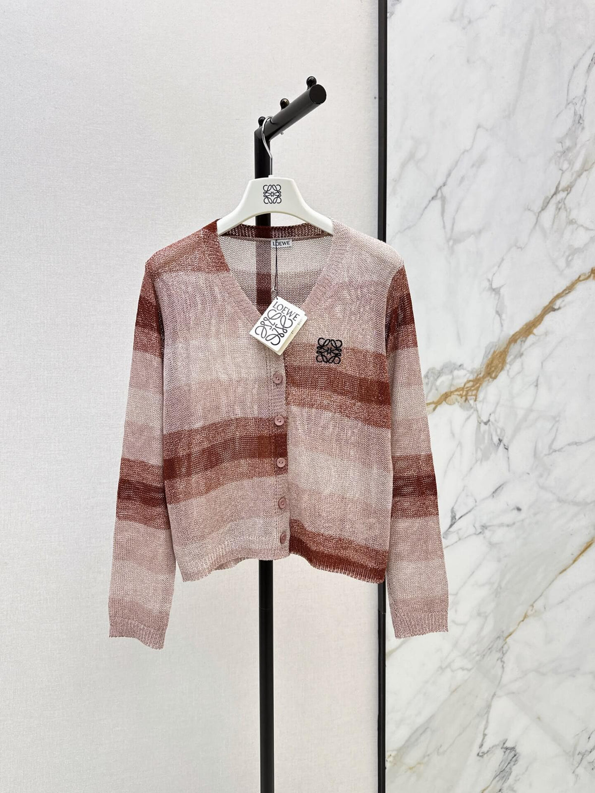 Loose Breath Gradient Knit Top