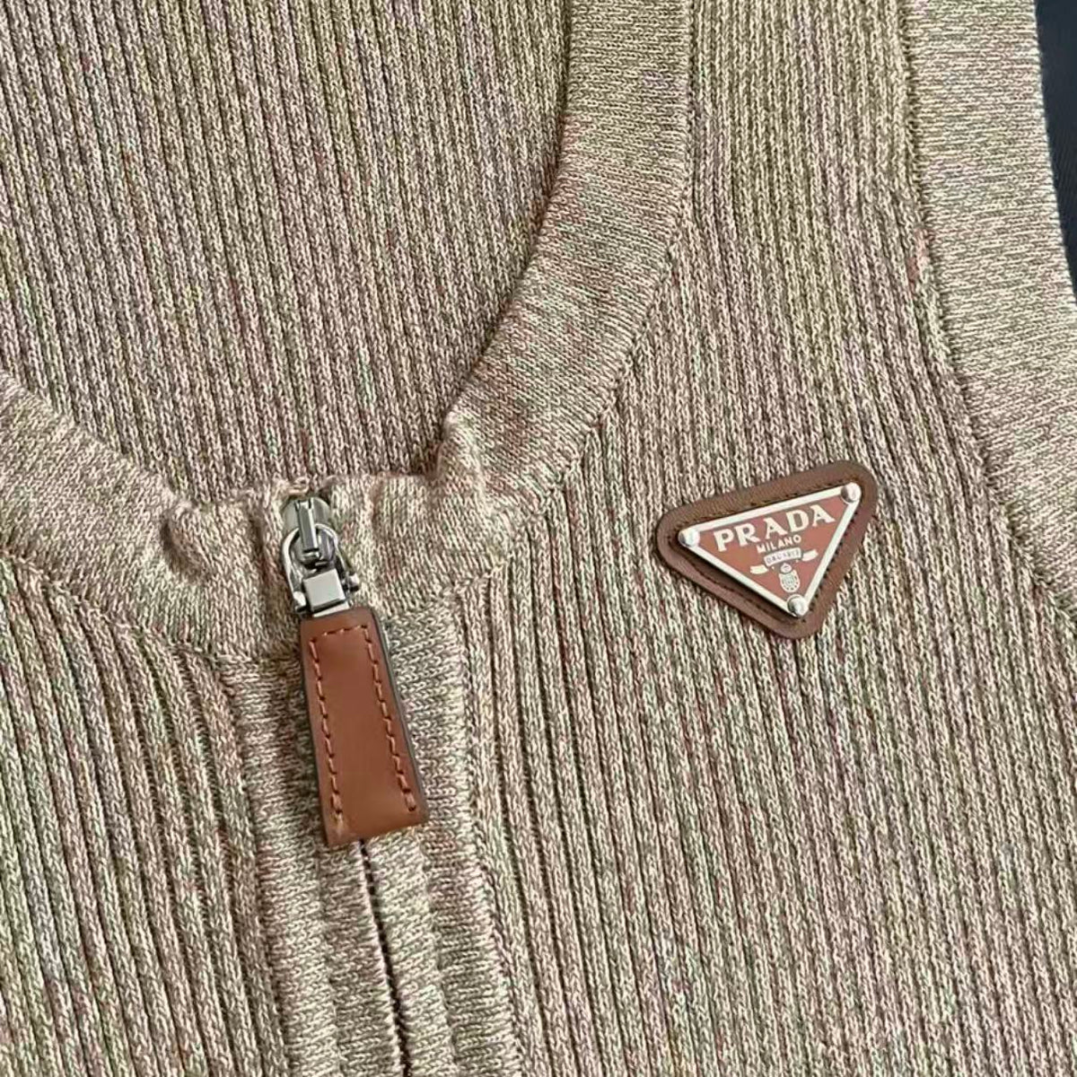 Half-Zip Knit Vest