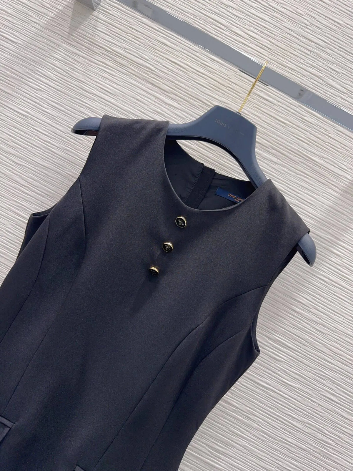 Fitted Satin Sleeveless Shift Dress
