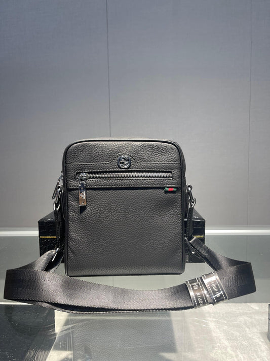 Business Leather Crossbody Bag