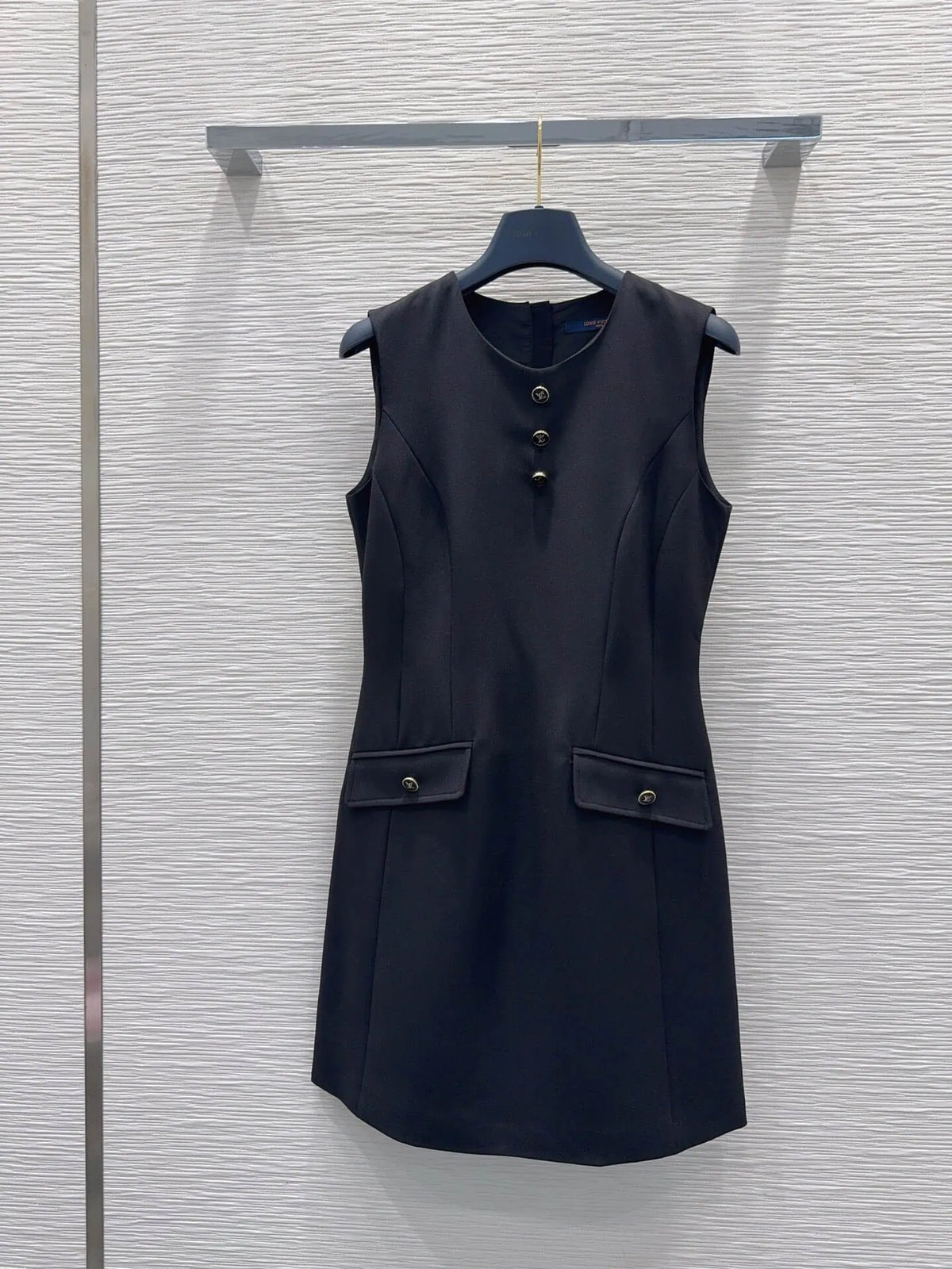 Fitted Satin Sleeveless Shift Dress